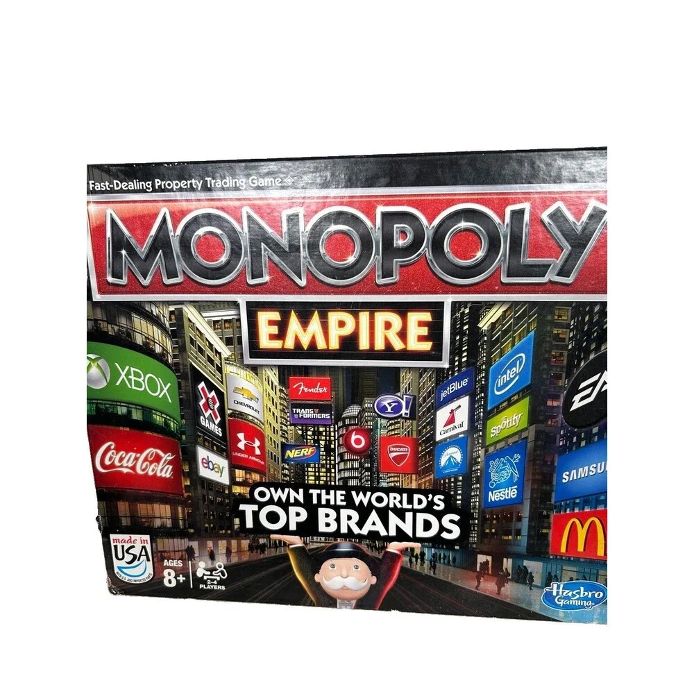 Monopoly Empire Gold Edition Board Game 2013 Hasbro - 99% Complete